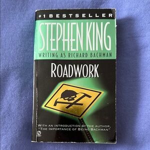 Stephen King 'Roadwork' Paperback Book